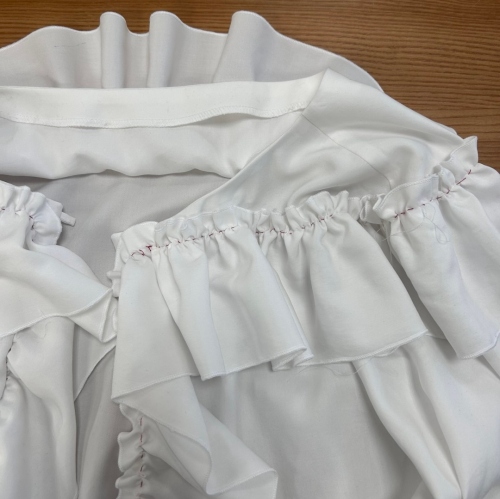 Как сшить блузу с рюшами. Праздничная коллекция «Джоконда». Фото-мастер-класс фото