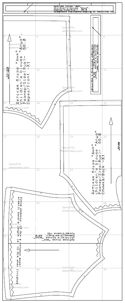 Как сшить детскую блузу «Аня». Фото-мастер-класс фото