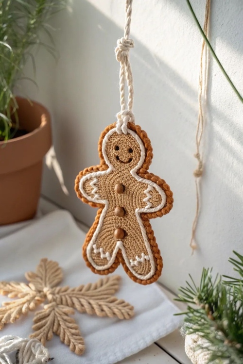 Вязаные ёлочные игрушки: тёплое украшение для зимнего дома фото