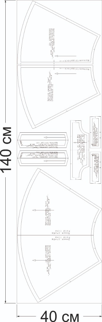 Купить выкройку Выкройка детского сарафана «Аня» онлайн фото
