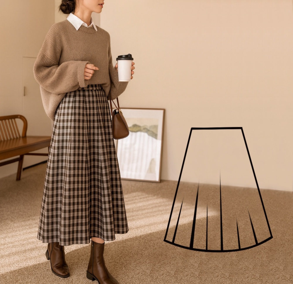 Выкройки юбок по косой: полусолнце, восьмиклинка, годе фото