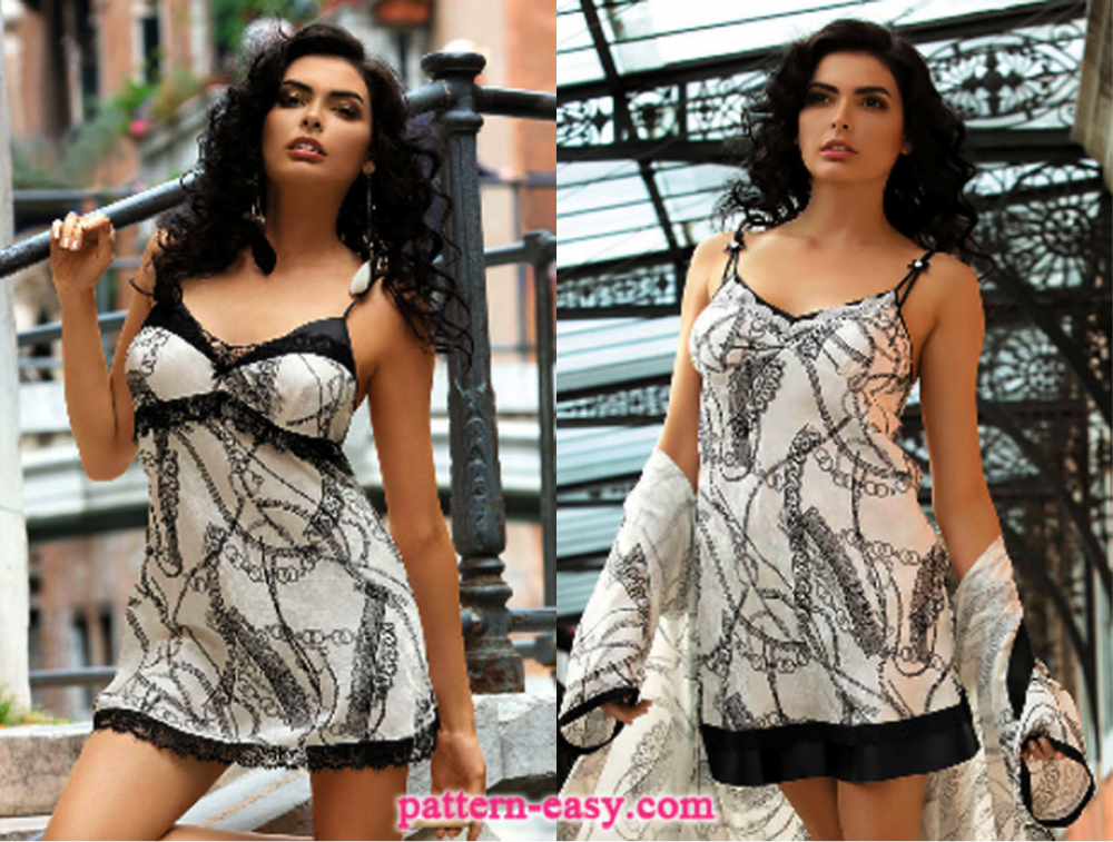 Шьем шелковую сорочку фото