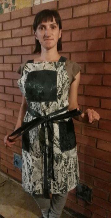 Красивый фартук из того, что было)