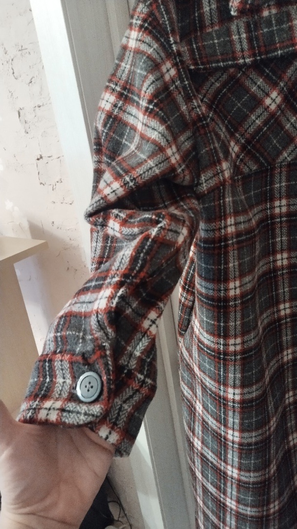 Тёплая осень в любимом пальто-рубашке фото