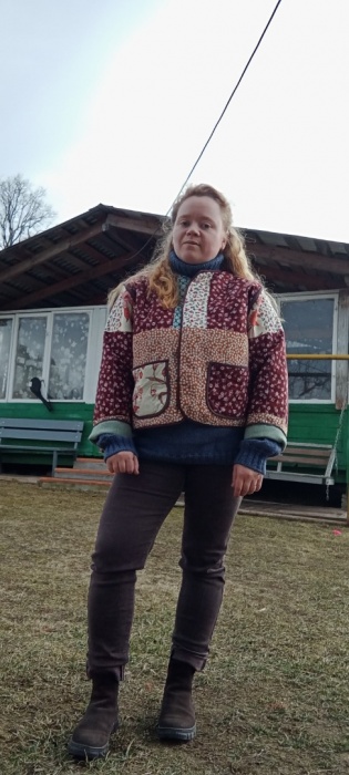Курточка Петрушка по выкройке фуфайки Дина