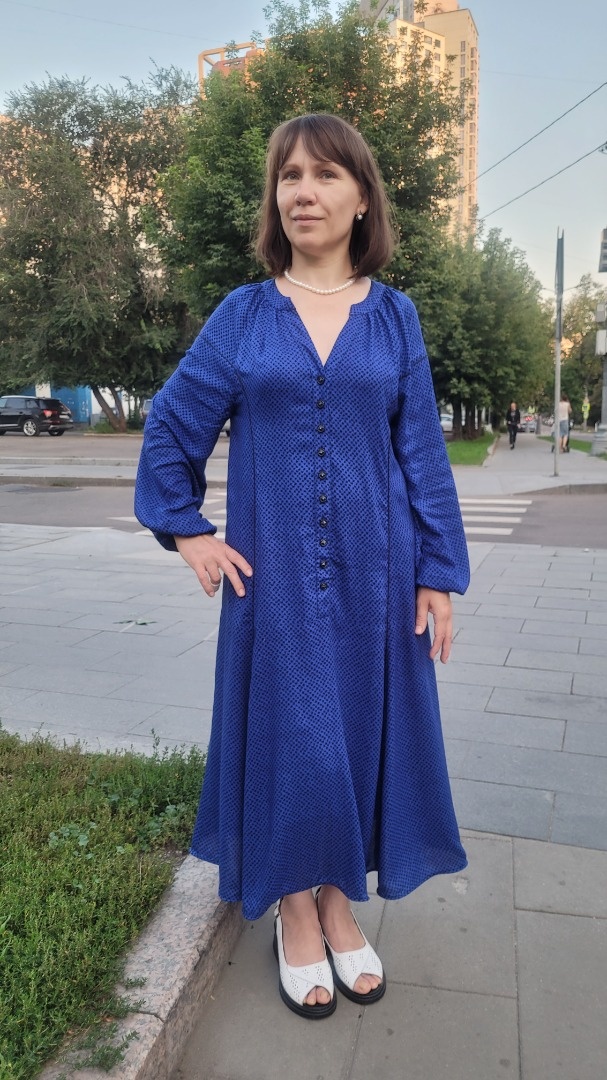 Платье из курортной коллекции «Облака» фото