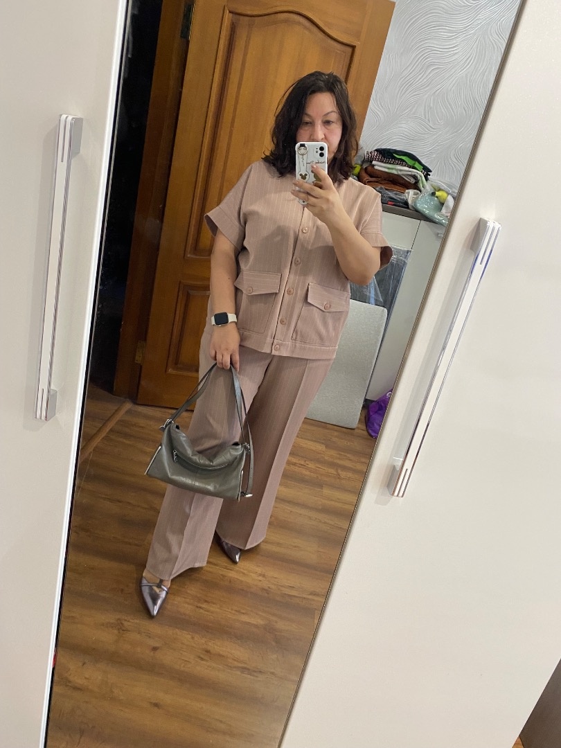 Жакет по выкройке рубашки «Тайра» фото