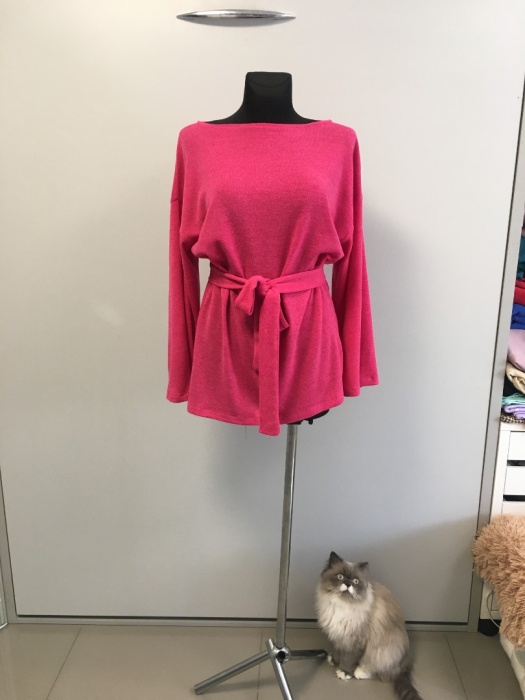 Джемпер с котиком МЯУ 