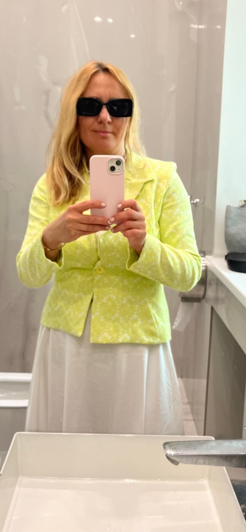 Яркий летний жакет фото