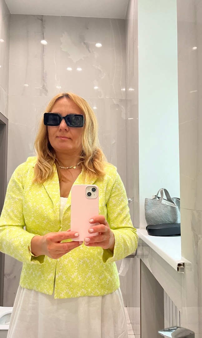 Яркий летний жакет фото