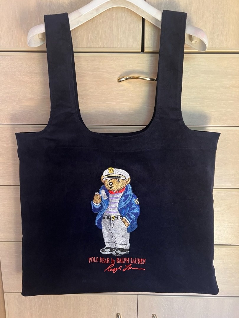 Три сумки шоппер с мишками фото