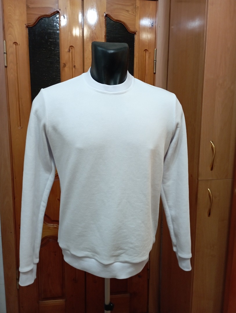 Свитшот на основе выкройки мужского худи с застежкой-молнией фото