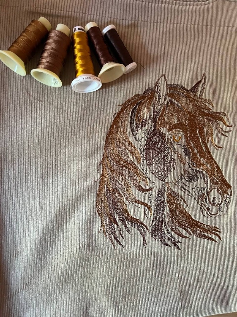 Сумка шопер с лошадкой фото