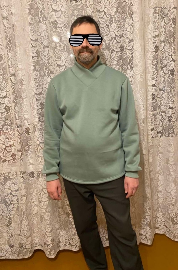 Теплый пуловер по выкройке Ульян фото