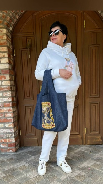 Сумка в дорогу «Время течет»