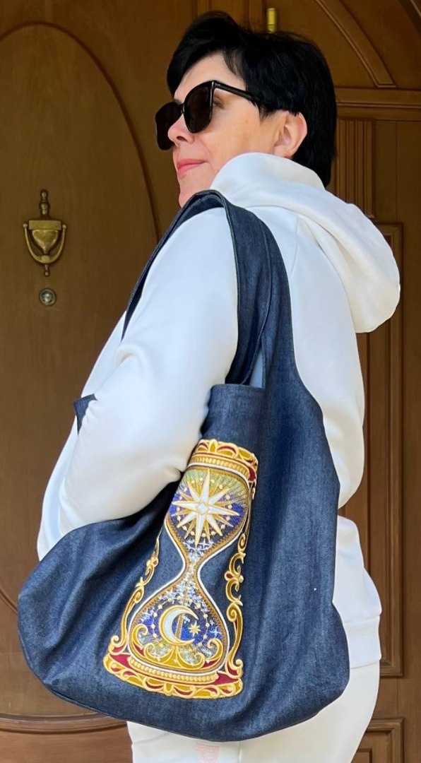 Сумка в дорогу «Время течет» фото