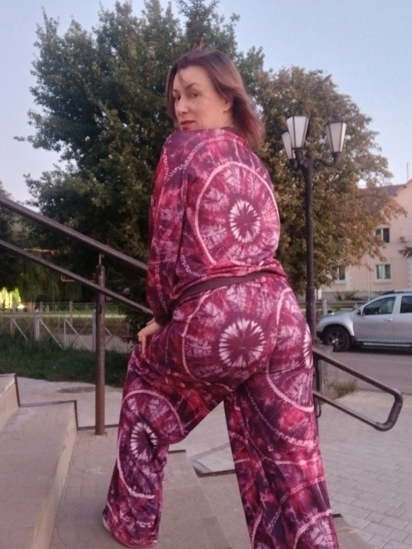 Брюки «Тина» и джемпер с рукавом-реглан фото