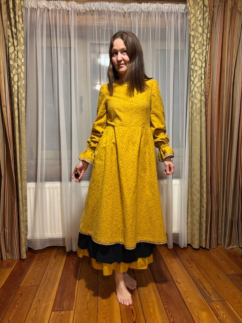 Платье "Уютная осень" фото