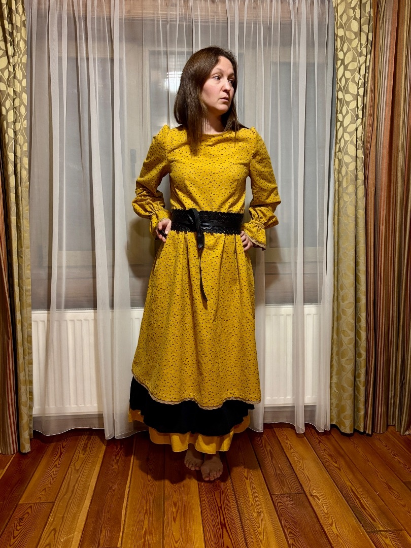 Платье "Уютная осень" фото