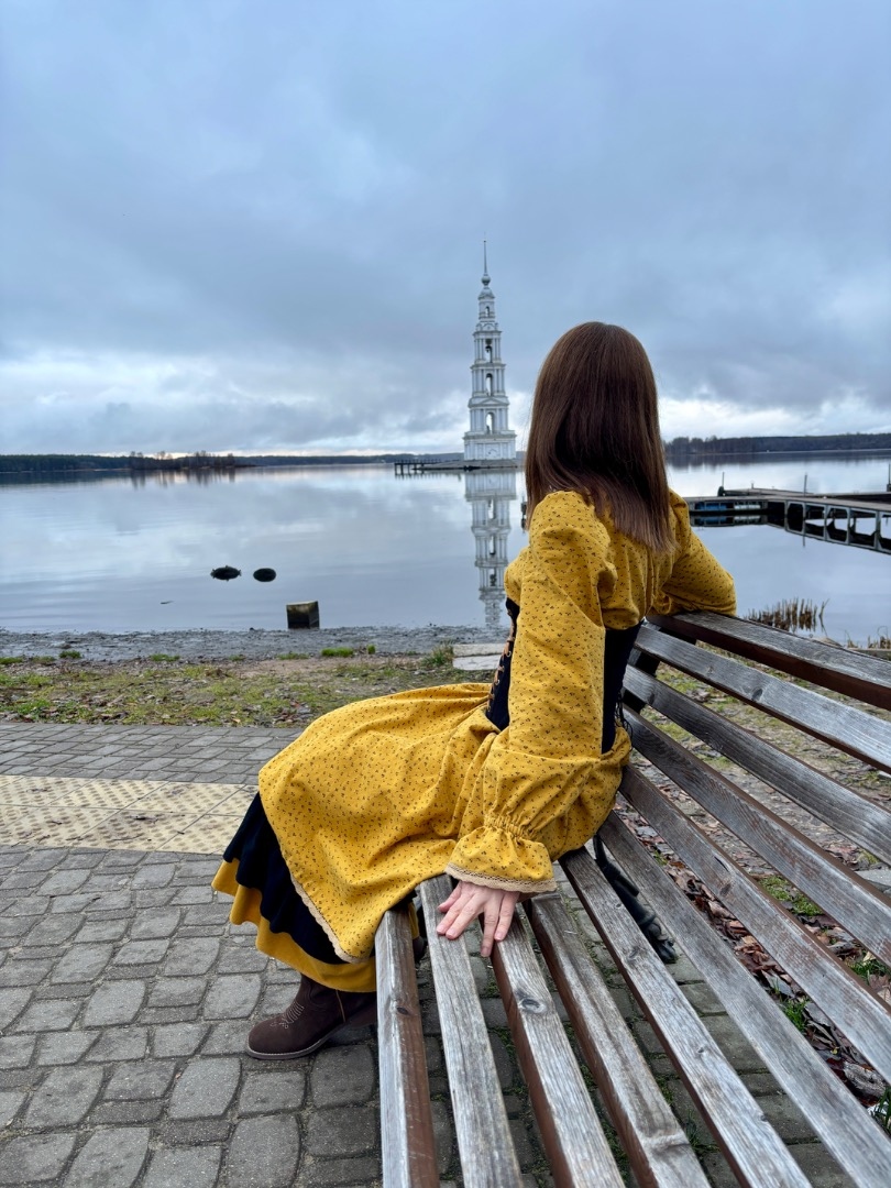 Платье "Уютная осень" фото