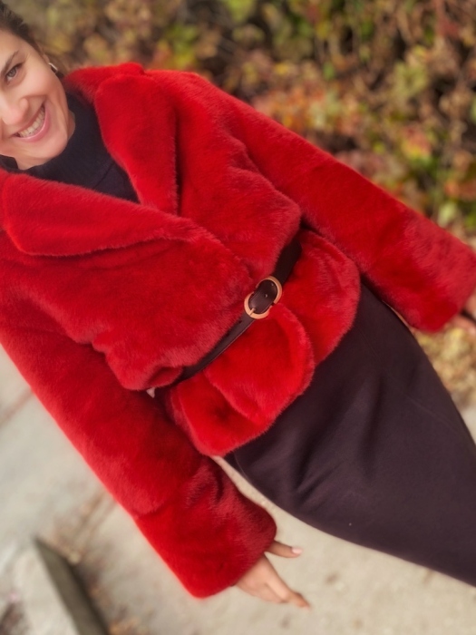 Шуба из коллекции «Почерк»