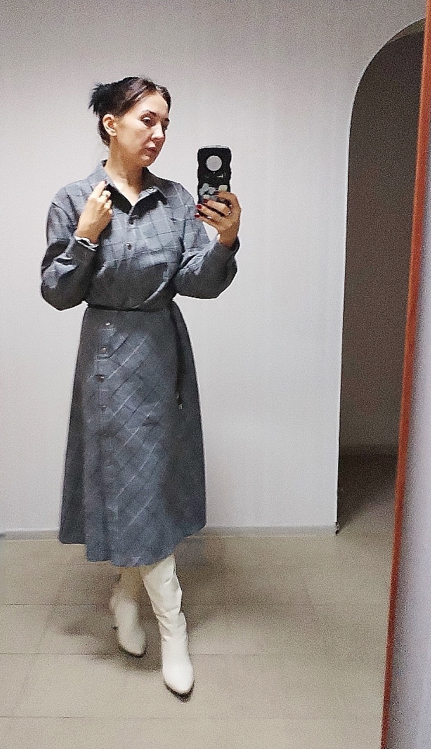 Платье-рубашка Сентябрь фото