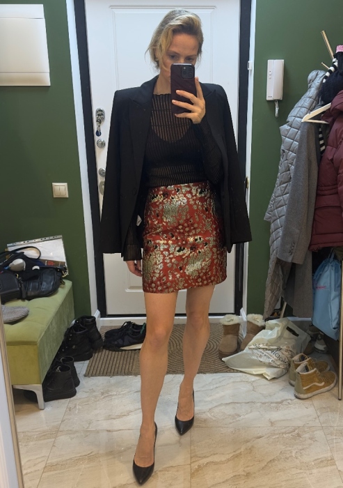 Юбка Дениз из жаккарда