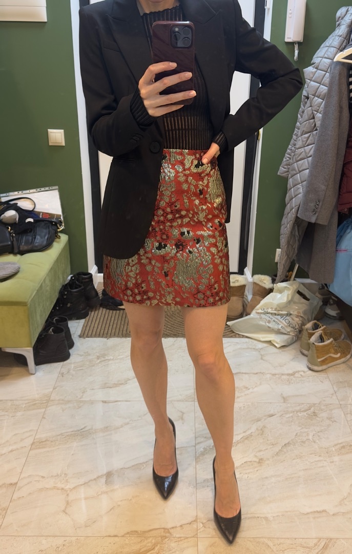 Юбка Дениз из жаккарда фото