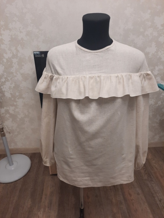 Льняная блузка 