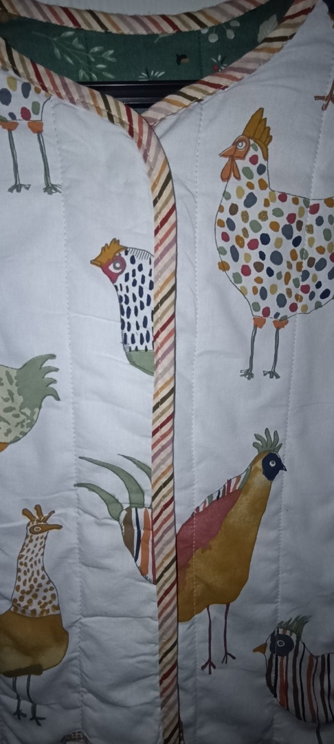 Фуфайка с курочками фото