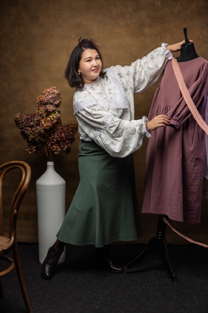 Винтажная блуза Ульяна, теперь любимая в моем гардеробе фото