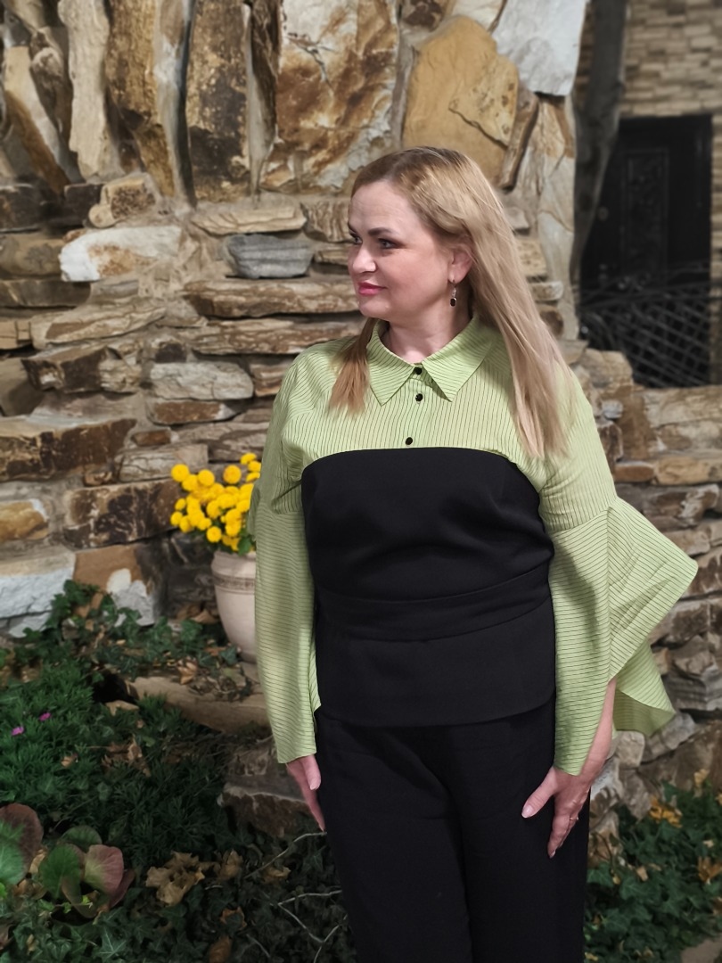 Летние брюки из коллекции «Облака» фото