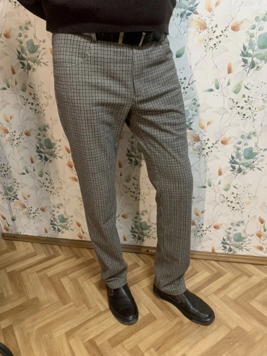 Мужские джинсы из трикотажа с начесом