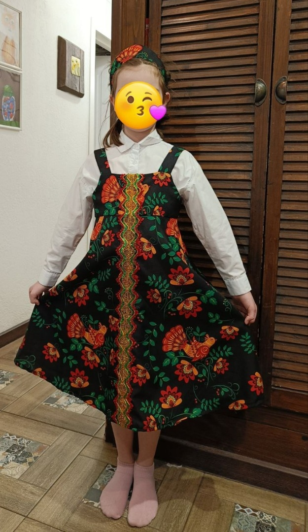 Наш сарафан по выкройке «Аня» фото