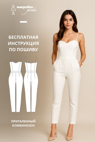 Приталенный комбинезон. Инструкция по пошиву