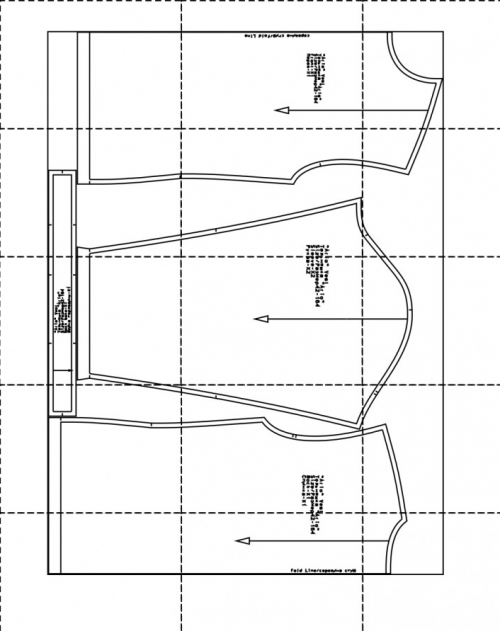 Выкройка тельняшки «Арья»_normal