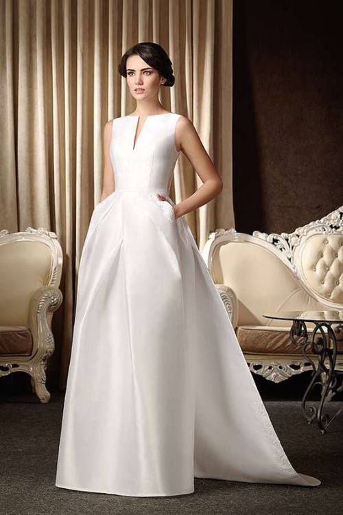 Выкройка шлейфа к платью для торжеств_normal