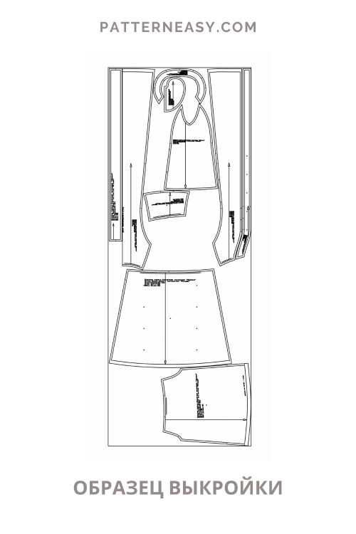 Выкройка пляжного платья. Курортная коллекция «Облака»_normal