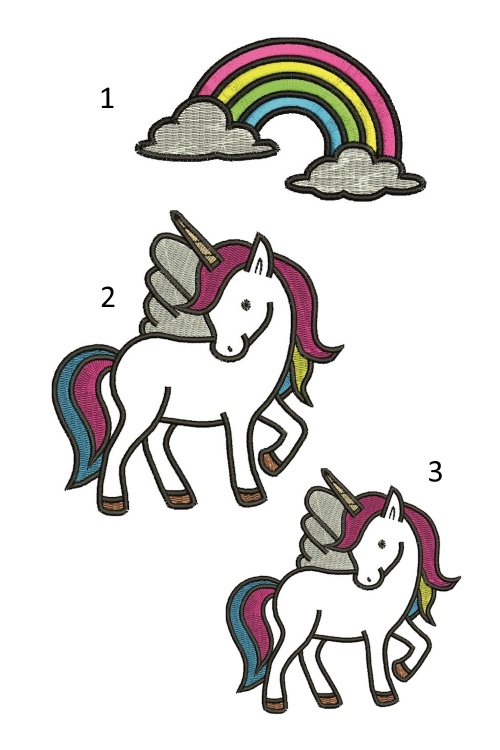 Дизайн машинной вышивки единорога. Хюгге коллекция «Ульяна»_normal