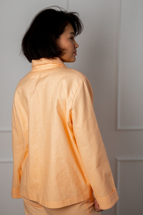 Выкройка пижамной рубашки. Коллекция с котиками «Миу»_normal