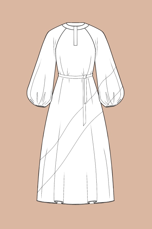 Выкройка асимметричного платья. Коллекция «Пятница»_normal