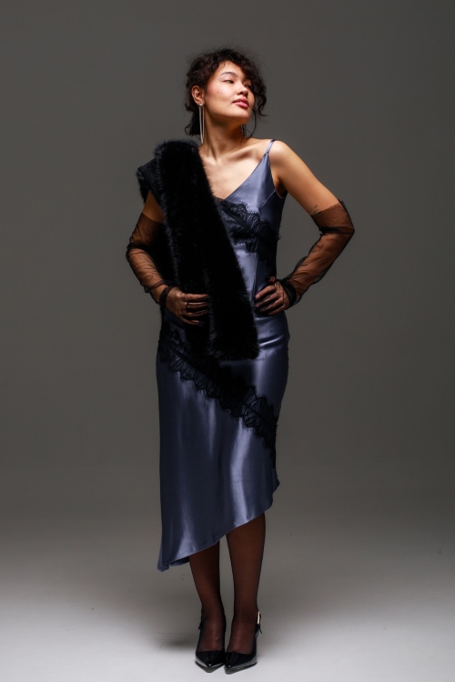 Выкройка асимметричного платья. Праздничная коллекция «Джоконда»_normal