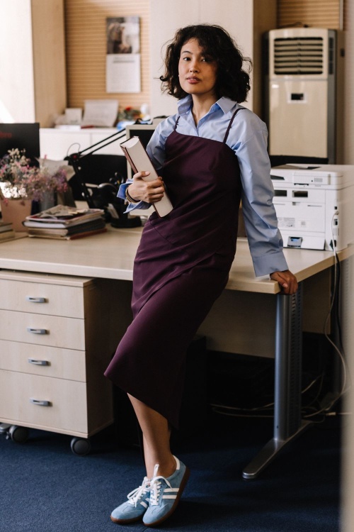 Выкройка асимметричного сарафана. Классная коллекция «Сентябрь»_normal