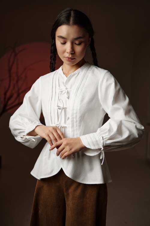 Выкройка блузы. Коллекция в азиатском стиле «Икигай»_normal