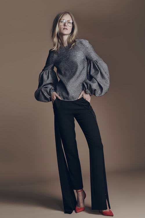 Выкройка блузы с рукавом-фонариком_normal