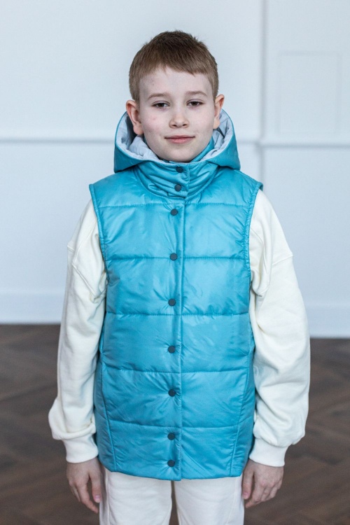 Выкройка детского жилета. Тёплая коллекция «Межсезонье»_normal