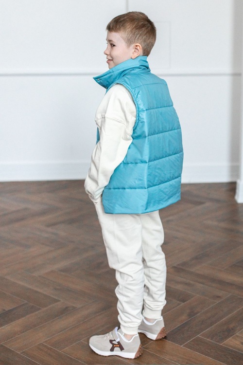 Выкройка детского жилета. Тёплая коллекция «Межсезонье»_normal