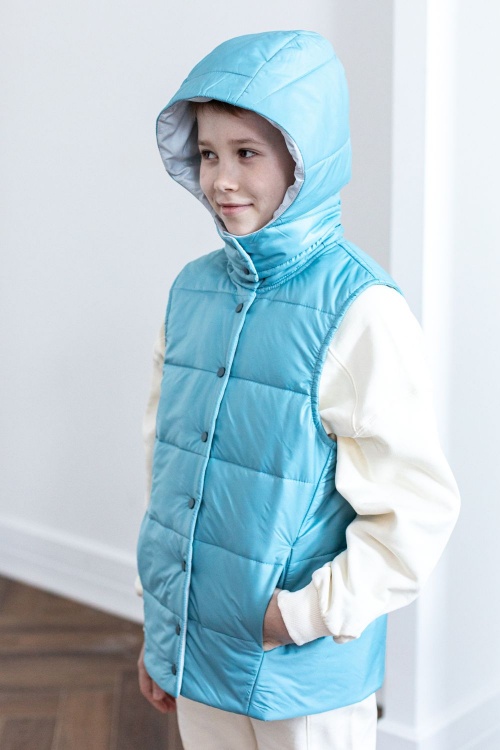 Выкройка детского жилета. Тёплая коллекция «Межсезонье»_normal