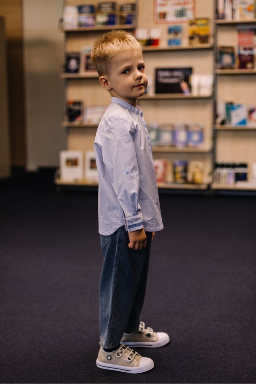 Выкройка детской рубашки. Классная коллекция «Сентябрь»_normal