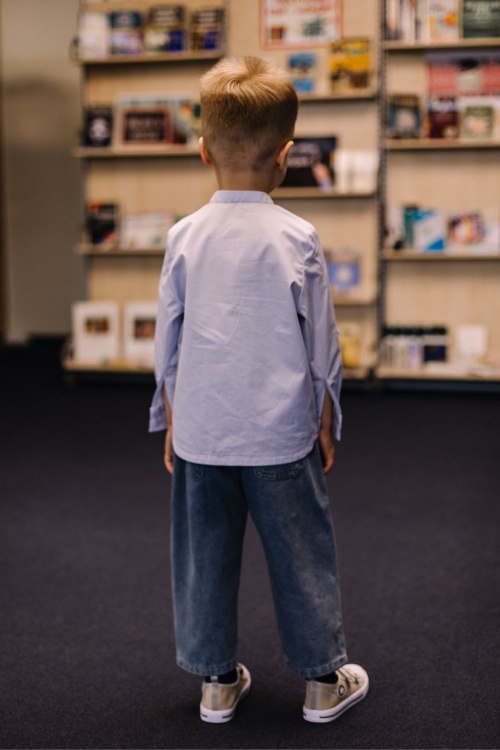 Выкройка детской рубашки. Классная коллекция «Сентябрь»_normal